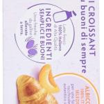 Bauli Croissant Aprikose mit Aprikosen-Füllung 100% italienisch, 6 x 50 g Packung