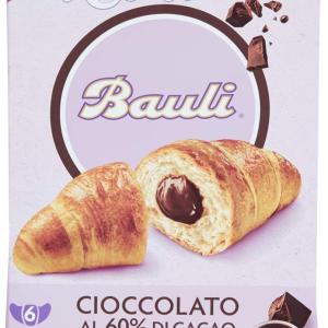 Croissant Bauli fourré au chocolat, 100% italien, boîte de 6 x 50g