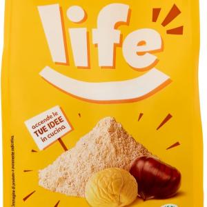 Farina di castagne, Farina senza Glutine Ricca di Fibre Vitamine e Minerali, a Ridotta Quantità di Grassi Saturi, 250 g