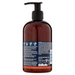 King C Gillette, Detergente viso uomo, e detergente barba per rasatura uomo, Confezione da 350 ml