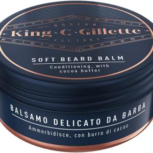King C Gillette, Baume à barbe, pour le rasage des hommes, 100 ml, kit professionnel