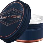 King C Gillette, Baume à barbe, pour le rasage des hommes, 100 ml, kit professionnel