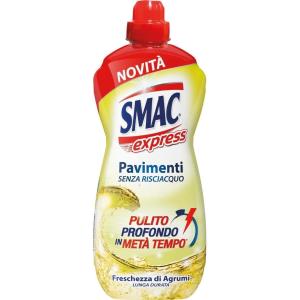 SMAC, Detergente Pavimenti, Sgrassatore, fragranza Limone, Lt 1