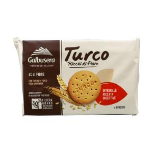 Galbusera Turco Frollino Integrale Ricco di Fibre, 6 porzioni, 400 g