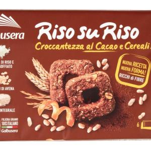 Riso su Riso, croccantezza al Cacao e Cereali, 6 porzioni, 220 g, Galbusera