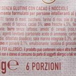 Zero Grano Cacao Nocciola, Senza Glutine, Senza Lattosio, 6 confezioni, 220 g, Galbusera