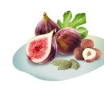 Galbusera Fette Biscottate Breakfast Figues et Noisettes Bellebuone, 200g