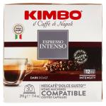 Espresso Intenso Capsule Compatibili con le Macchine Nescafé Dolce Gusto 30 x 7 g Kimbo, intensità 12