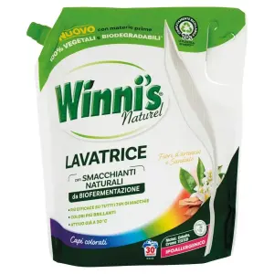Winni'S Naturel Lavatrice Capi Colorati Fiori D'Arancio E Sandalo Pouch 30 Lavaggi 1,35 L
