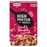 Müesli Proteico al Cioccolato, Cereali croccanti ricchi di proteine, con cioccolato fondente, mandorle e nocciole tostate, Cameo