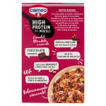 Müesli Proteico al Cioccolato, Cereali croccanti ricchi di proteine, con cioccolato fondente, mandorle e nocciole tostate, Cameo