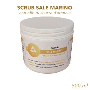 Scrub sale marino con olio di scorza d’arancia 500 ml Keopalia made in italy