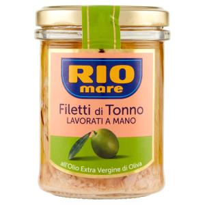 Rio Mare, Filets de Thon à l'Huile d'Olive Extra Vierge en Pot, 180g