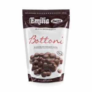 Emilia Bottoni di cioccolato Fondente Extra 1 kg