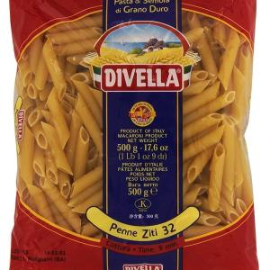 Divella Penne Ziti 32 a Pasta di Semola di Grano Duro - 500 gr