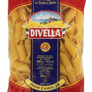 Penne Divella Kerze 28, Hartweizen Weizen Grieß-500 gr