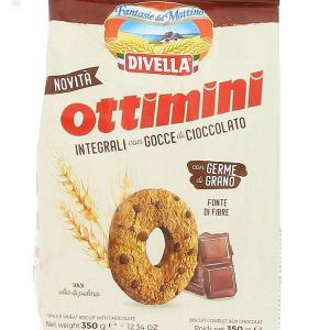 Schokoladenkekse, mit Schokoladentropfen, ottimini, 350 g, Divella