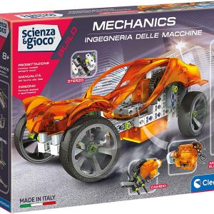 Clementoni, laboratorio di meccanica ed ingegneria delle macchine, set di gioco, multicolore