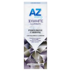 Dentifricio sbiancante, perfezione Carbone, AZ 3d White, con polvere di carbone