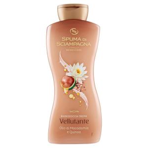 Spuma di Sciampagna Benessere Vellutante Bagnodoccia Crema Olio di Macadamia e Quinoa 650 ml