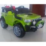 Voiture électrique pour enfants, 12v, Jeep, 2 places, avec télécommande 2.4g, verte