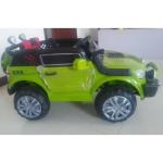 Voiture électrique pour enfants, 12v, Jeep, 2 places, avec télécommande 2.4g, verte