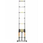 Scala Telescopica in Alluminio 4,4 m – Pieghevole Portatile, Norma CE EN131, Portata 150 kg