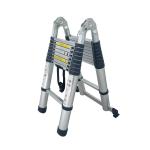 Teleskopleiter aus Aluminium 5 m – Klappbar, EN 131 zertifiziert, Tragkraft 150 kg