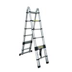 Teleskopleiter aus Aluminium 5 m – Klappbar, EN 131 zertifiziert, Tragkraft 150 kg