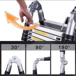 Teleskopleiter aus Aluminium 5 m – Klappbar, EN 131 zertifiziert, Tragkraft 150 kg