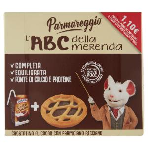 Das ABC des Snacks, Snack Comepleta Balanced, mit einer Kalzium- und Proteinquelle, Parmareggio