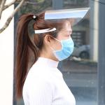 Visiera anti saliva, protegge da schizzi e goccioline