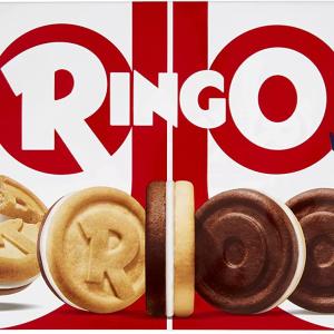 Ringo Snack, biscuits fourrés à la crème vanille, paquet de 6 Ringo Snacks, 330g