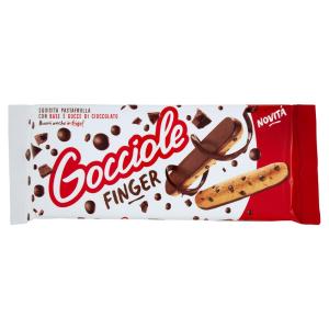 Gocciole Finger, Biscotti con gocce e fondo di cioccolato
