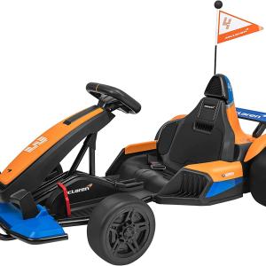 Auto McLaren da Formula 1 Elettrica per Bambini con dettagli realistici, Arancio e Nero Spidko 20 V