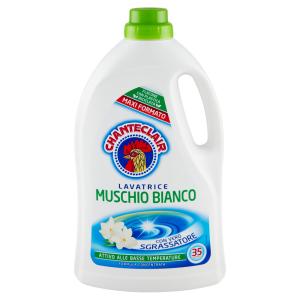Chanteclair Detersivo Lavatrice, Muschio Bianco, 35 Lavaggi