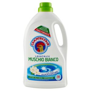 Chanteclair Detersivo Lavatrice, Muschio Bianco, 38 Lavaggi