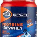 Matt Sport Protein, 100% Whey, boisson aromatisée au chocolat, 450g
