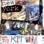 Rucksack, Erweiterbarer, New York Druck