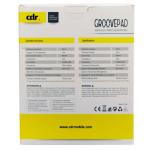 GroovePad, Cuffia Stereo Bluetooth con Microfono, colore nero