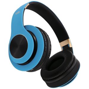 GroovePad, Cuffia Stereo Bluetooth con Microfono, colore blue