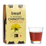 Lurisia, unser Chinotto, die echte, 4 Flaschen, im Glas, 275 ml