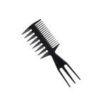 Pettine Tre In Uno per capelli 20 x 7cm nero