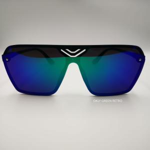 Okly Retrò Sunglasses, occhiali da sole Uomo Donna, verde