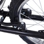 Monopattino Ruote 16 pollici Cityroller per Bambini e Ragazzi, Nero, Homcom