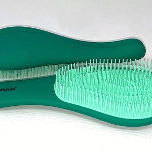 Districante, Spazzola sciogli nodi per capelli, colore verde