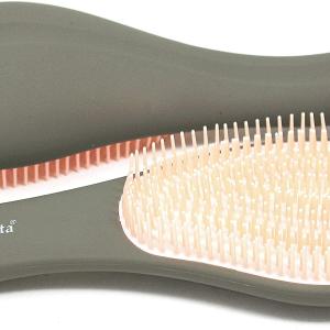 Districante, Spazzola sciogli nodi per capelli, colore verdone con interno color pesca