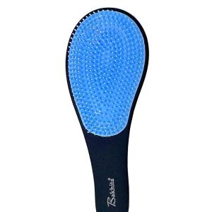 Districante, Spazzola sciogli nodi per capelli, nero con interno blu