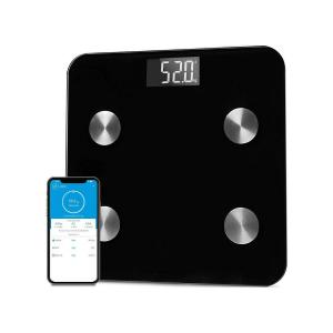 Bilancia pesapersone digitale intelligente, Body Fat Scale, controllo del grasso corporeo, connessione bluetooth, max 180 kg