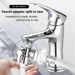 Déviateur, adaptateur robinet, pour mélangeur avec robinet, pour douche, machine à laver, 3 voies, acier inoxydable, avec adaptateurs M22